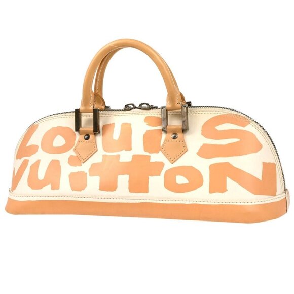 Louis Vuitton Beige Graffiti Alma Horizontal Handbag - Picture 3 of 16